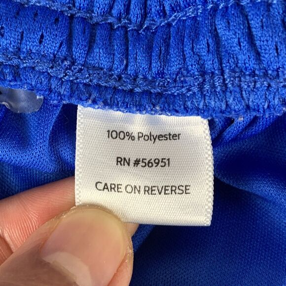 Energy Zone Mens Basketball Shorts XL W36 Blue Drawstring Elastic Waist Pocket - Picture 6 of 12